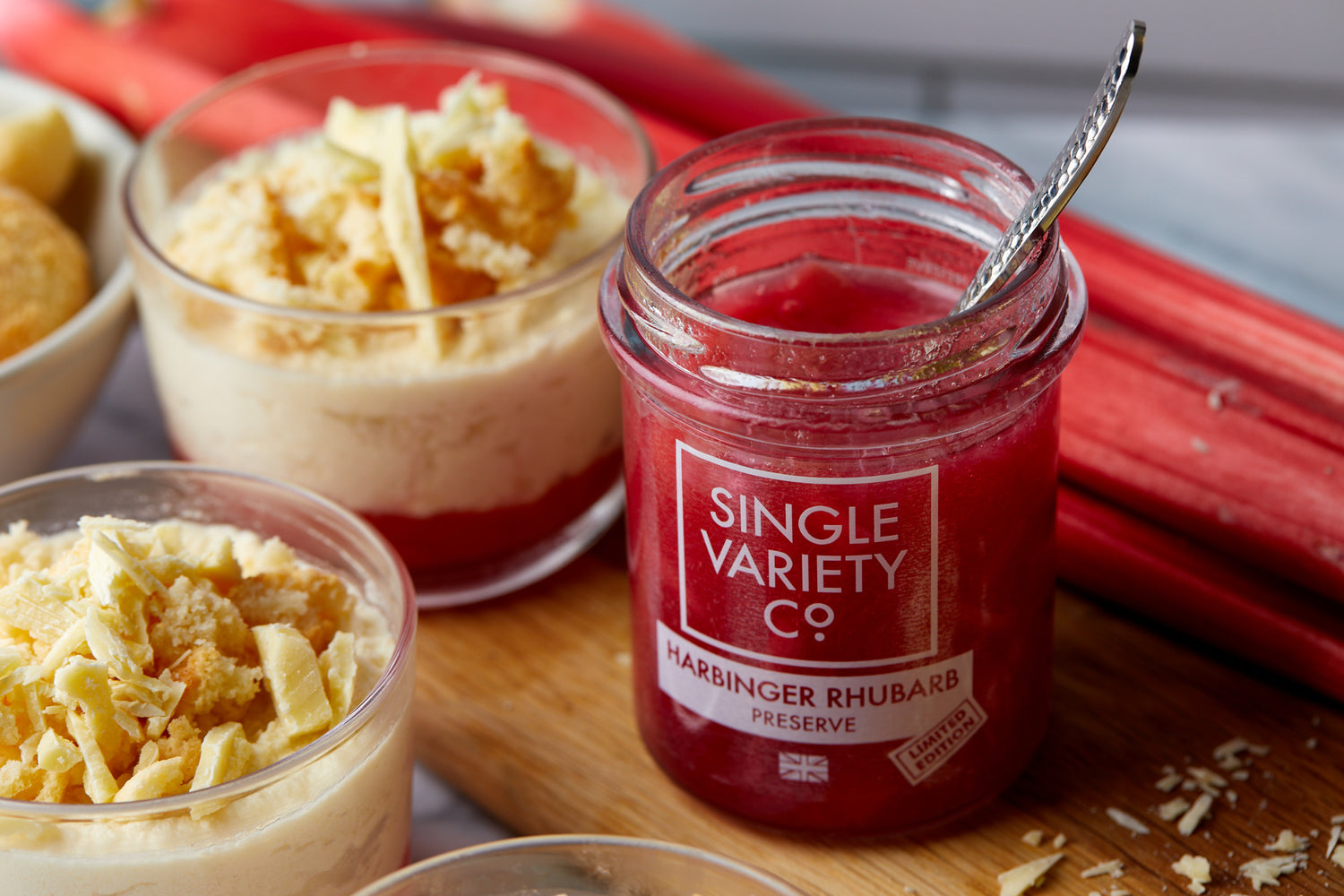 Limited Edition Harbinger Rhubarb Preserve