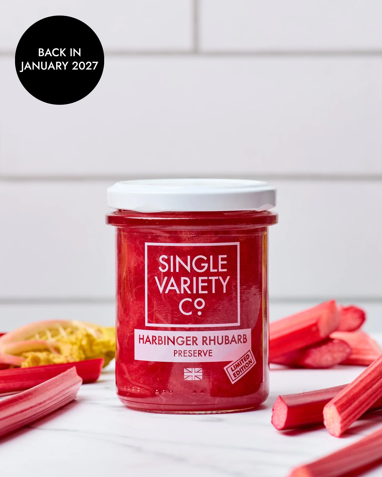Limited Edition Harbinger Rhubarb Preserve