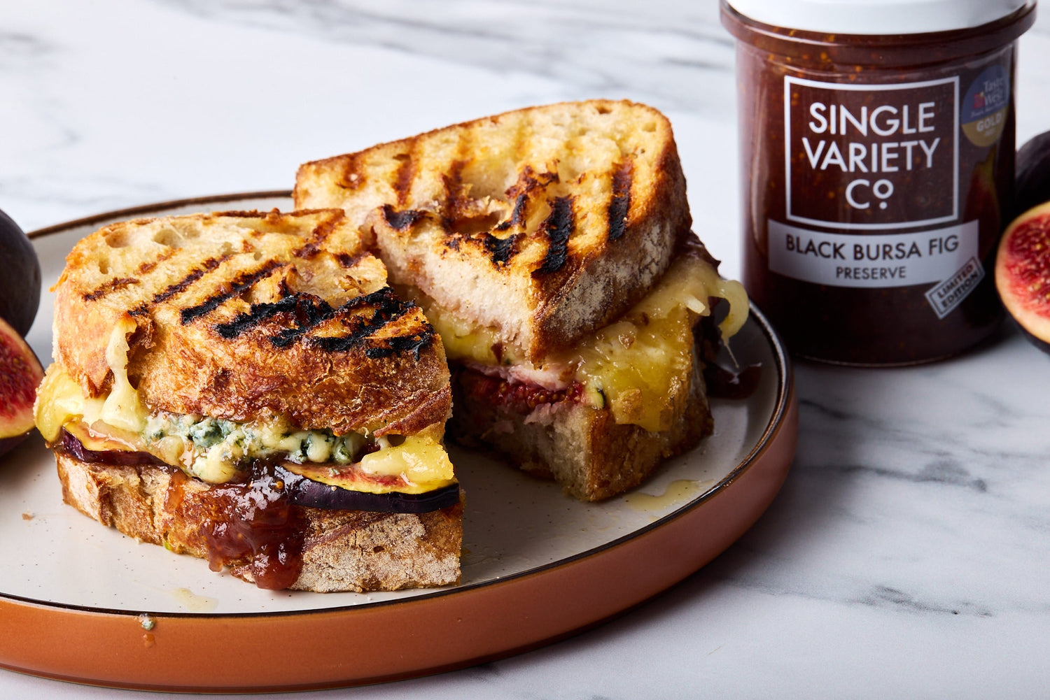 Fig, Ham & Blue Cheese Toastie