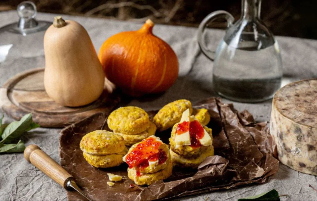 Pumpkin & Cheese Scones with Fireflame Chilli Jam - Single Variety Co