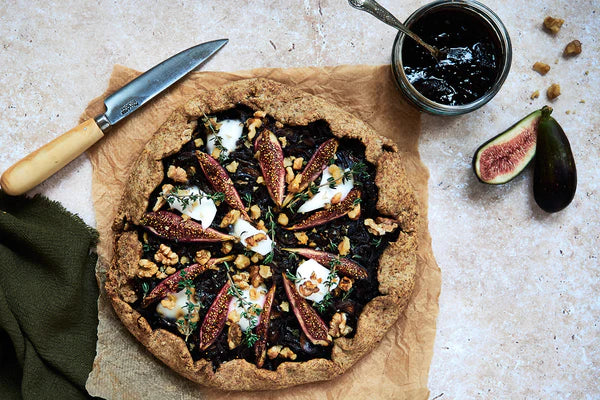 Fig & Mushroom Galette with a Balsamic & Fig Chutney  - Single Variety Co