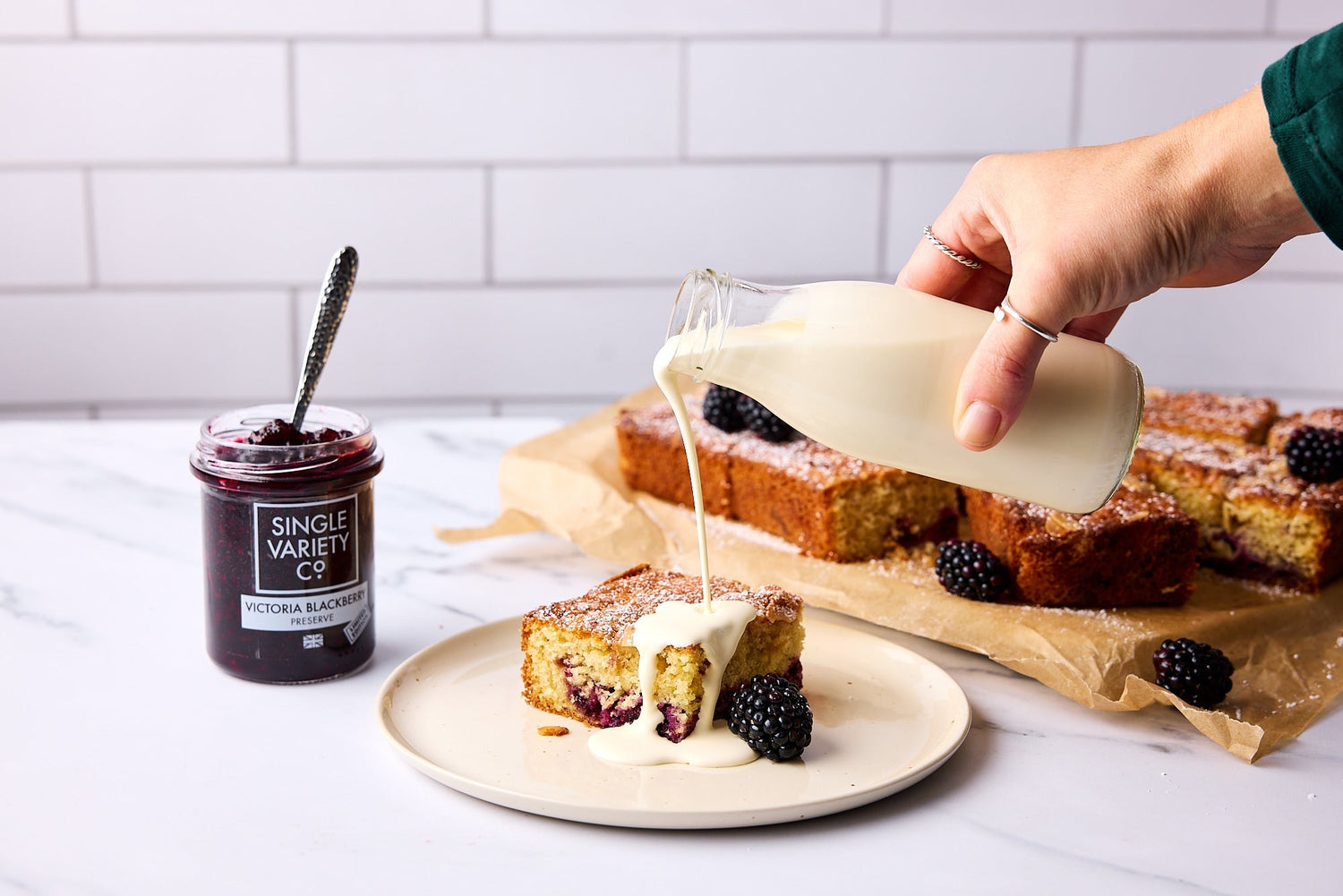 Blackberry & Almond Cake