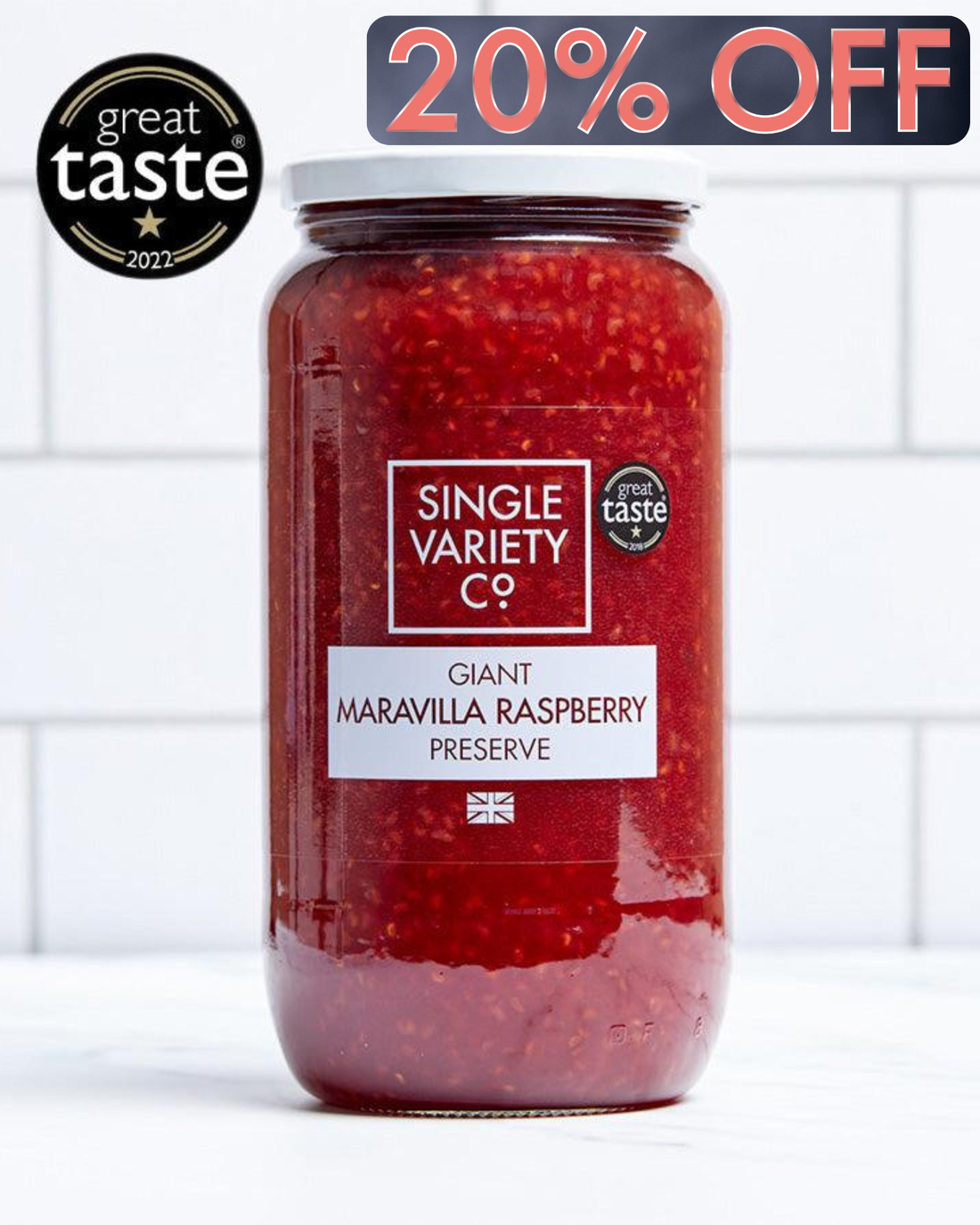 Giant Maravilla Raspberry Preserve