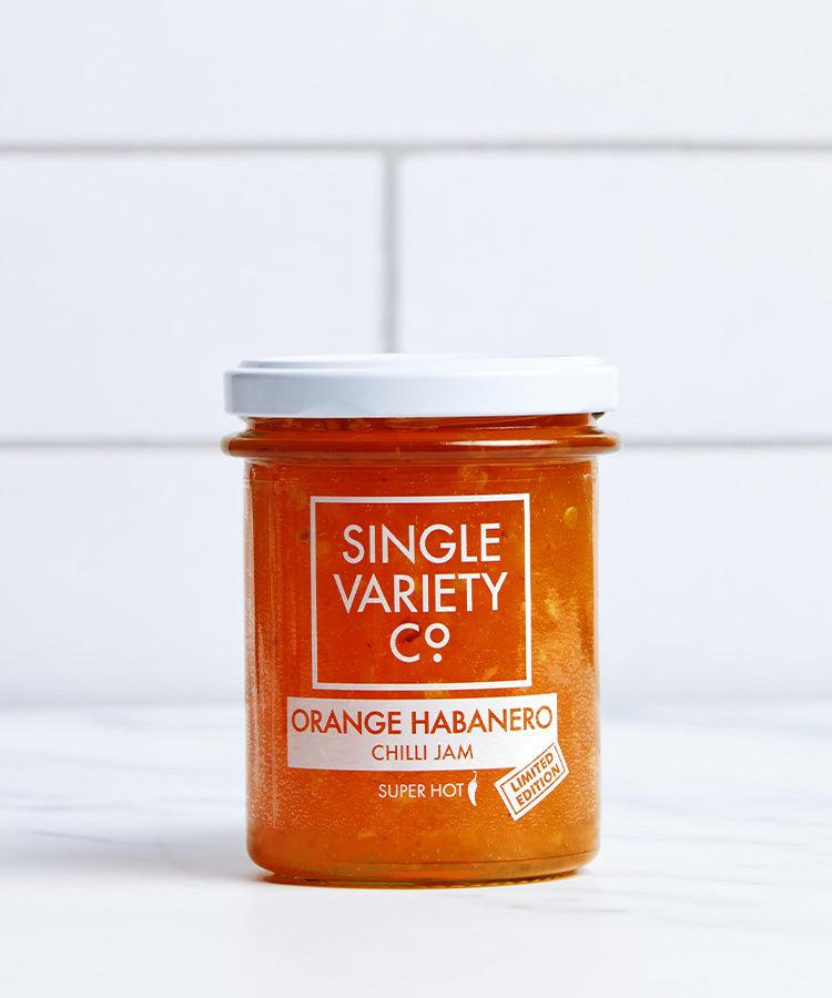 Limited Edition Orange Habanero Chilli Jam- Super Hot - Single Variety Co